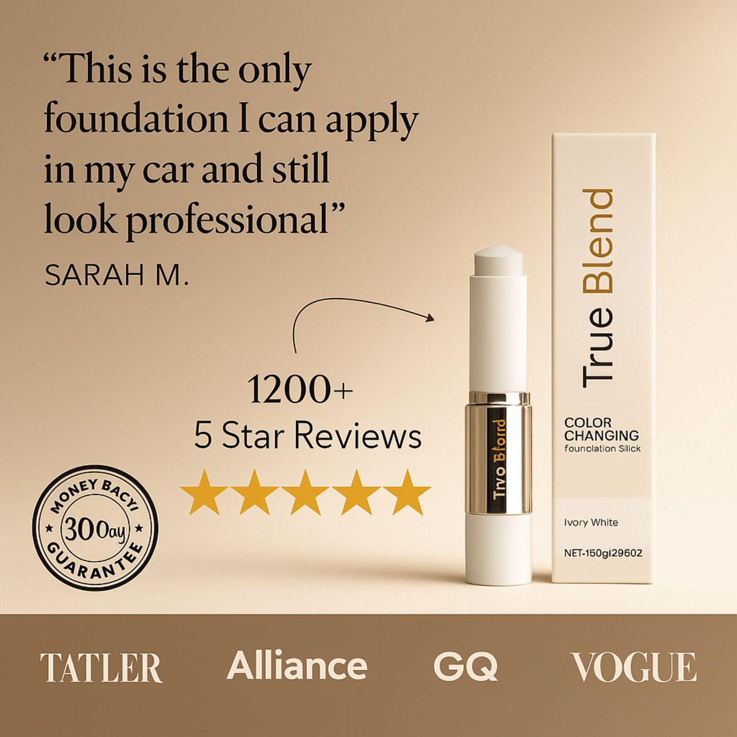 True Blend™ Color-Adapting Foundation Stick